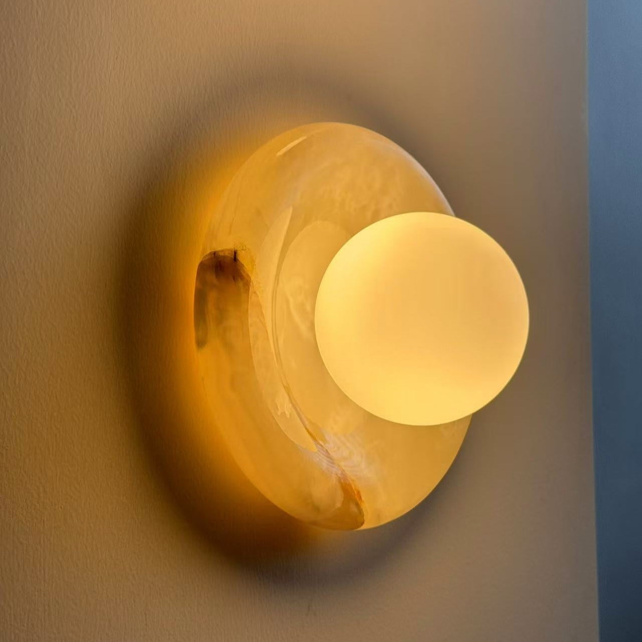 Avi Marble Indoor Wall  Sconce