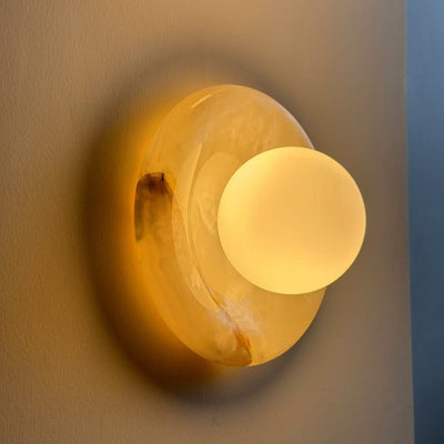Avi Marble Indoor Wall  Sconce