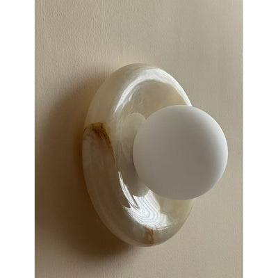 Avi Marble Indoor Wall  Sconce