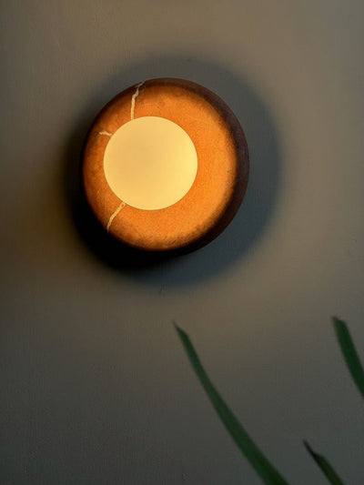 Westley Red Marble Indoor Wall Light