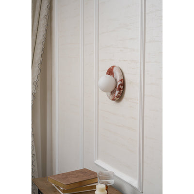 Westley Red Marble Indoor Wall Light