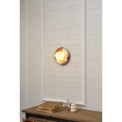 Westley Red Marble Indoor Wall Light
