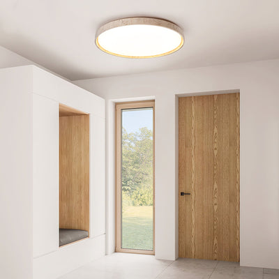 Kathy  Travertine Round Ceiling Light