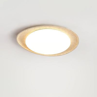 Cunorarae Organic Travertine Ceiling Light