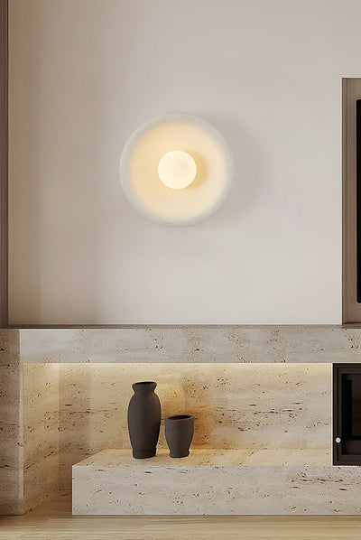 Evvinora Modern Minimalist Halo Glass Wall Light