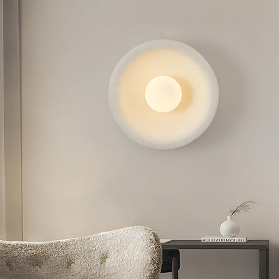 Evvinora Modern Minimalist Halo Glass Wall Light