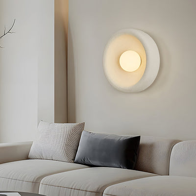 Evvinora Modern Minimalist Halo Glass Wall Light
