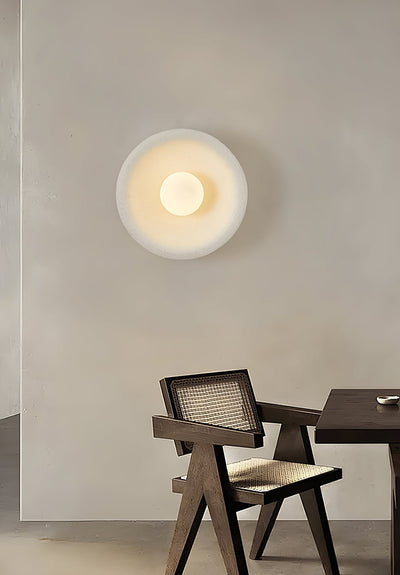 Evvinora Modern Minimalist Halo Glass Wall Light