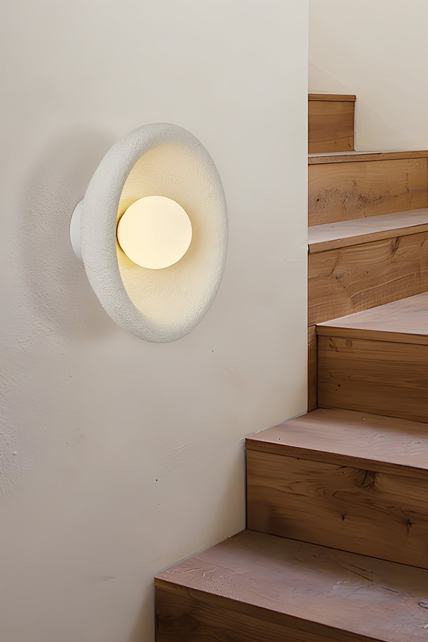 Evvinora Modern Minimalist Halo Glass Wall Light