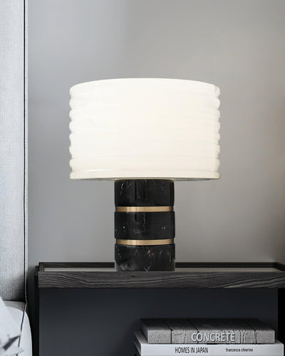 Elmarir Ribbed Alabaster Table Lamp