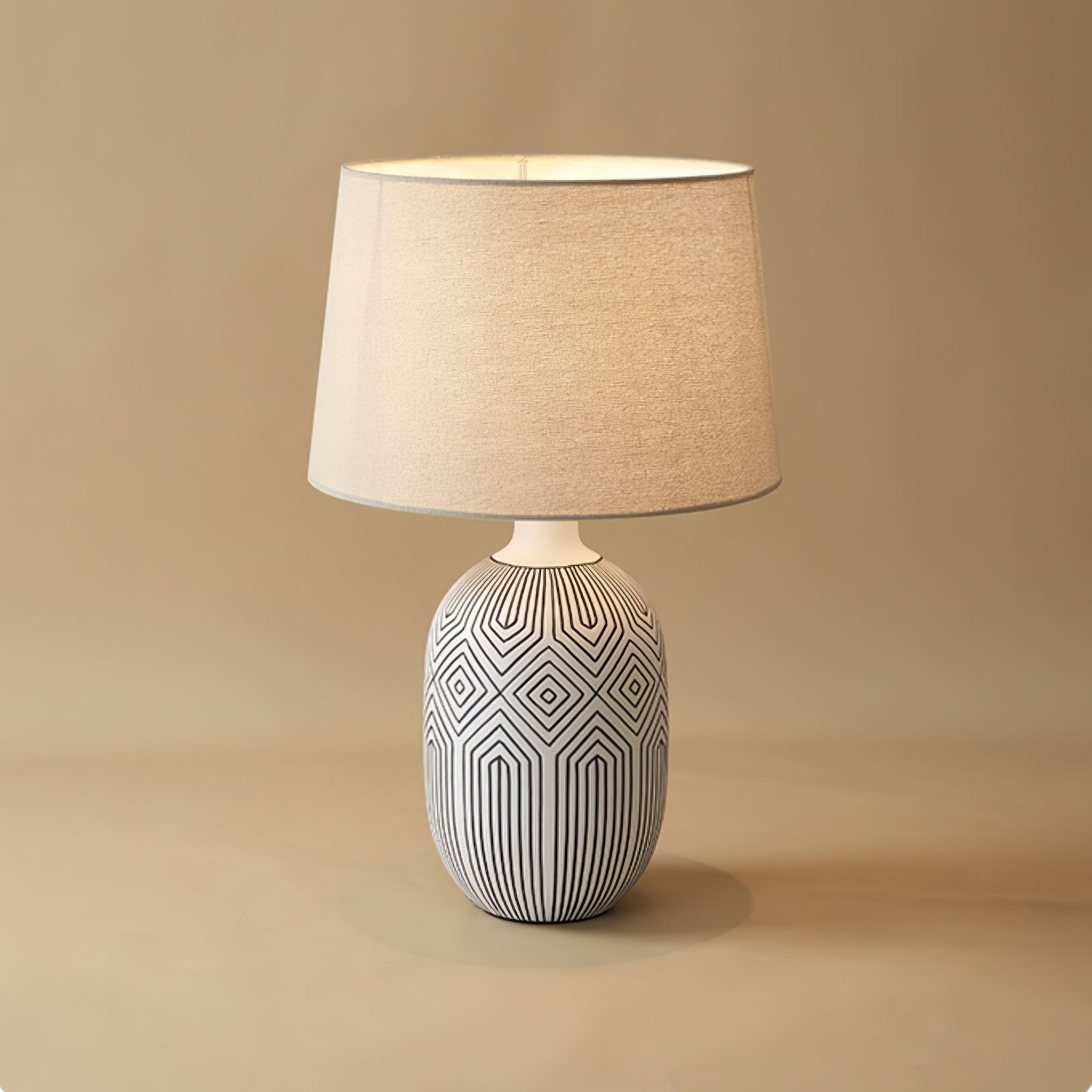 Brittany Modern Ceramics Table Lamp