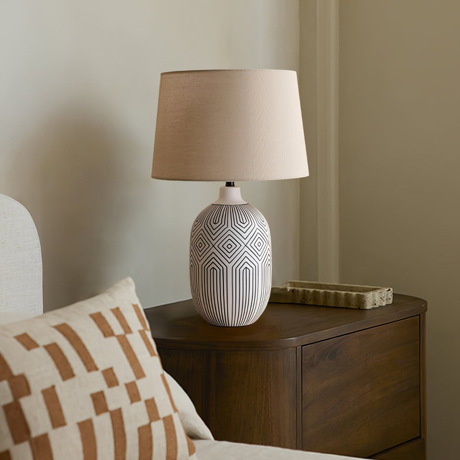 Brittany Modern Ceramics Table Lamp
