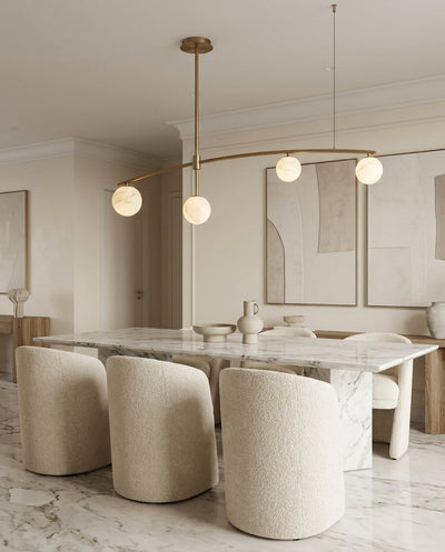 Eastvale8 Alabaster Chandelier