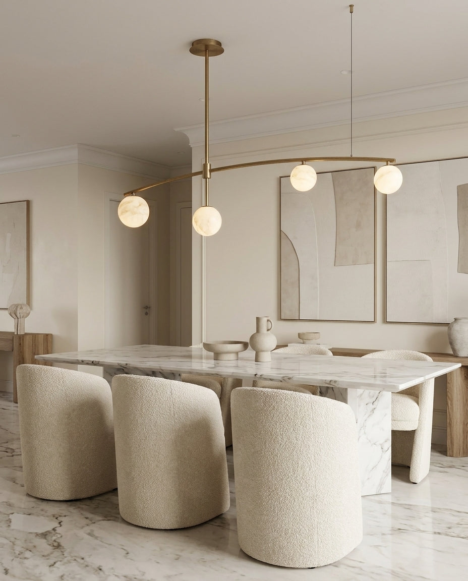 Eastvale8 Alabaster Chandelier