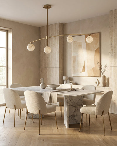 Eastvale8 Alabaster Chandelier
