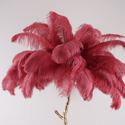 Selis Feather Brass Floor Lamp