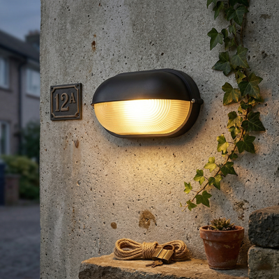 Hawstone Glass Outdoor Light