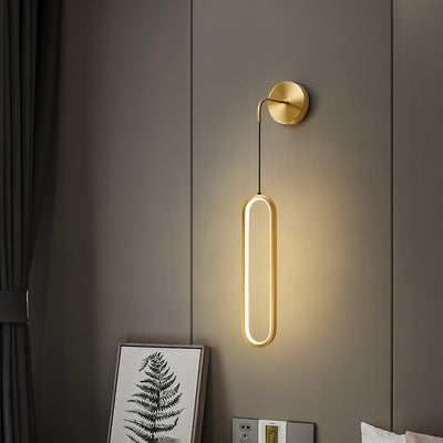 Solisenne Aven LED Brass Wall Lamp