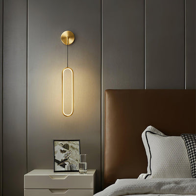 Solisenne Aven LED Brass Wall Lamp