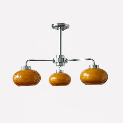 Liorenira Chandelier Glass Chrome Geometric Retro