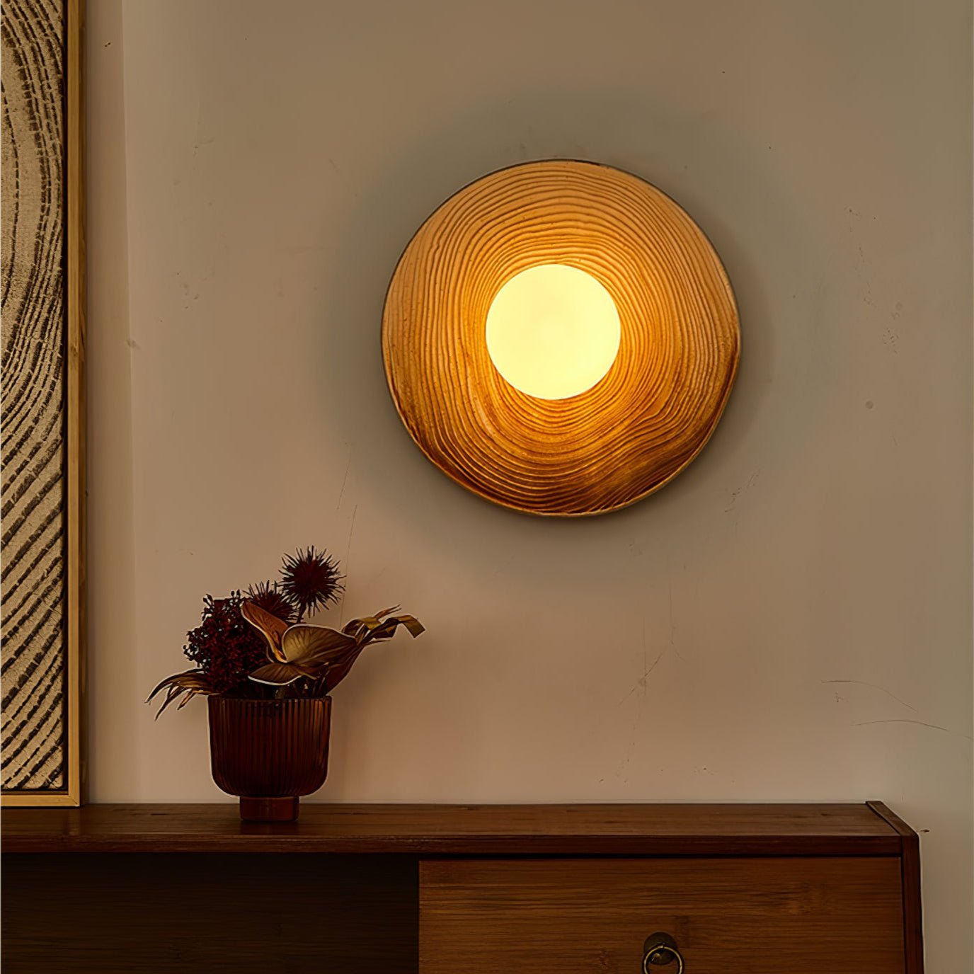 Cerarielle Wall lamp Nordic Art Ceramic Sconce