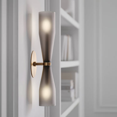 Torch Modern Glass Wall Light