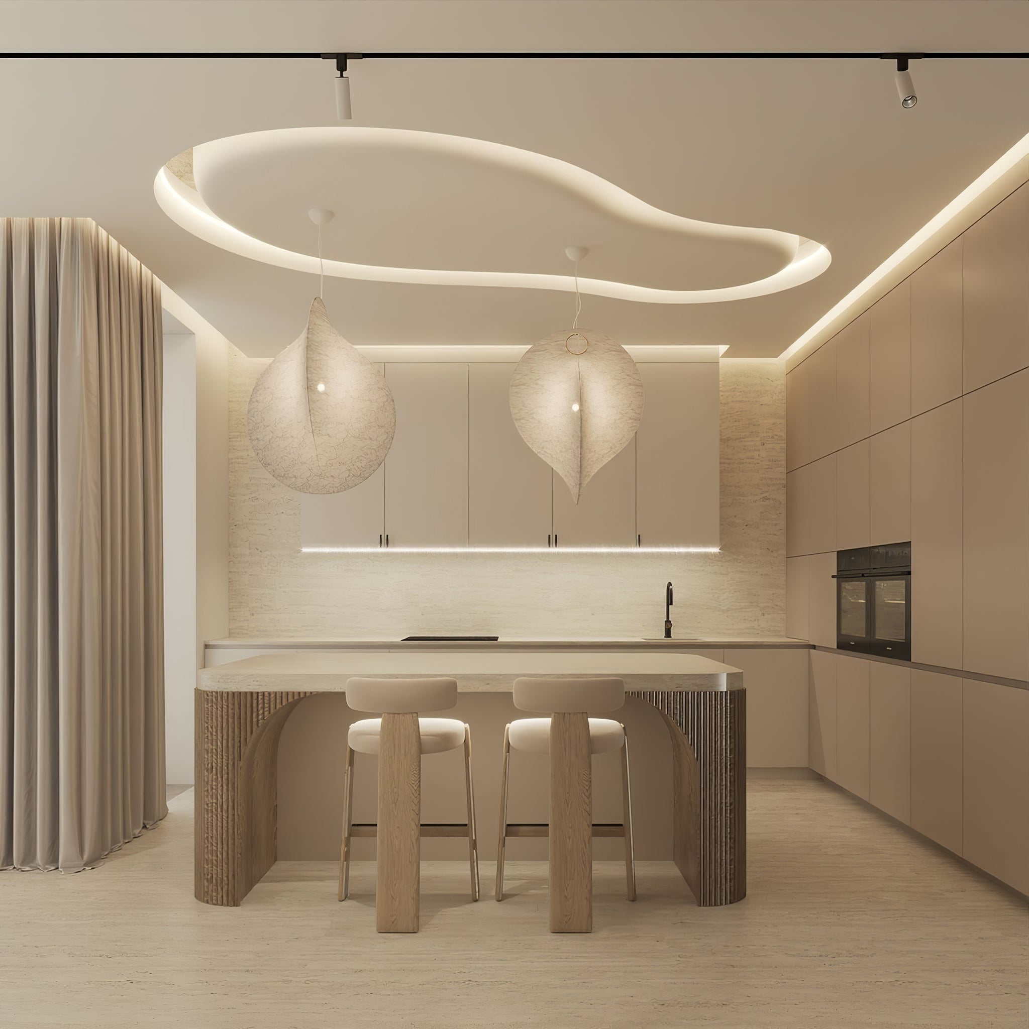 Ferivora Steel Artistic Pendant Lamp