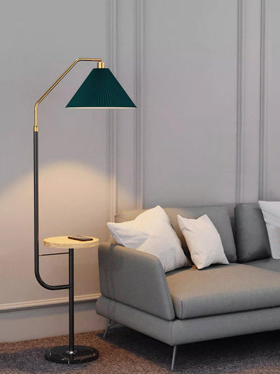 Nexc Marble Wood Floor Lamp