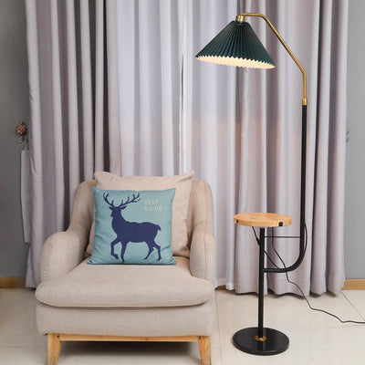 Nexc Marble Wood Floor Lamp