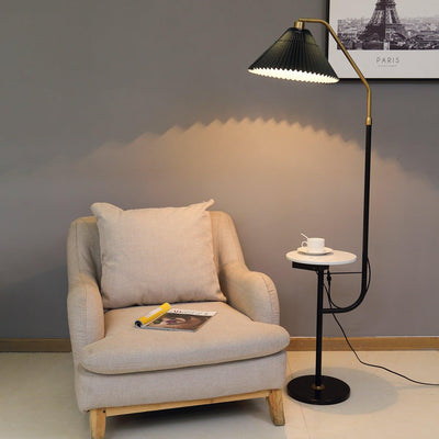 Nexc Marble Wood Floor Lamp