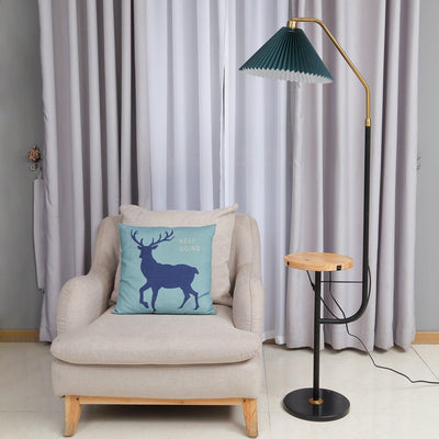 Nexc Marble Wood Floor Lamp