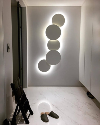 Arelis Geometric Disc Wall Lamp