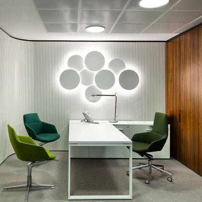 Arelis Geometric Disc Wall Lamp