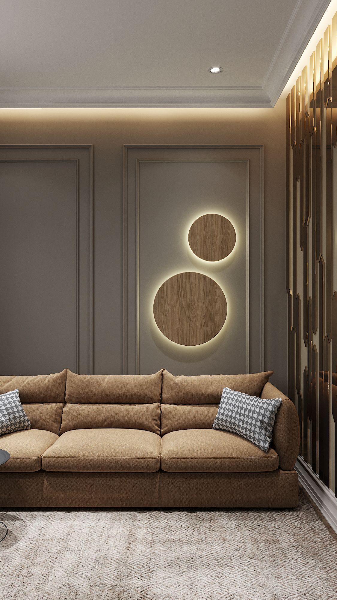 Arelis Geometric Disc Wall Lamp