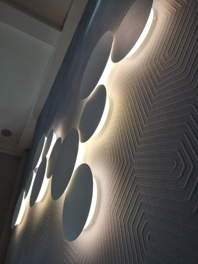 Arelis Geometric Disc Wall Lamp