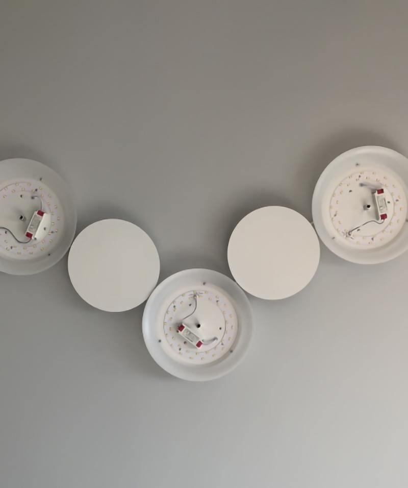 Arelis Geometric Disc Wall Lamp