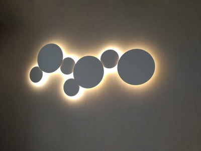 Arelis Geometric Disc Wall Lamp