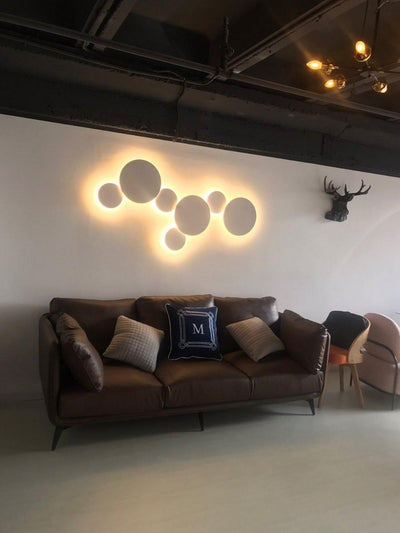 Arelis Geometric Disc Wall Lamp