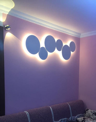 Arelis Geometric Disc Wall Lamp