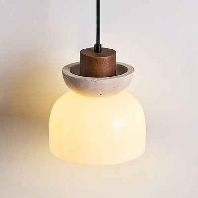 Ritta Layered Dome Pendant Lamp - Neutral Decor