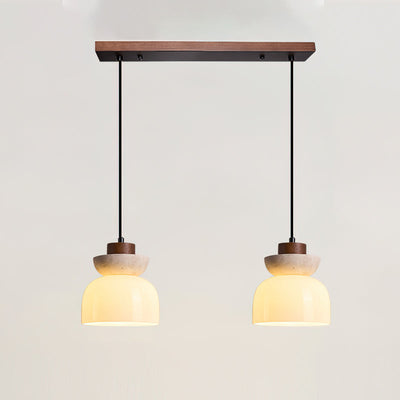Ritta Layered Dome Pendant Lamp - Neutral Decor