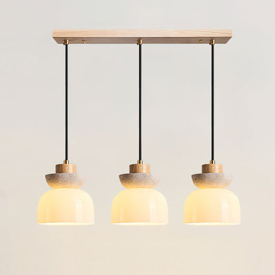 Ritta Layered Dome Pendant Lamp - Neutral Decor