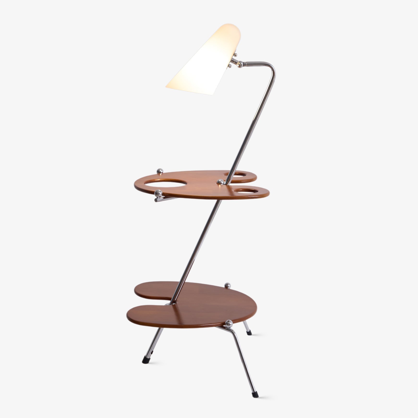 Vaughn Modern Wood Floor Lamp