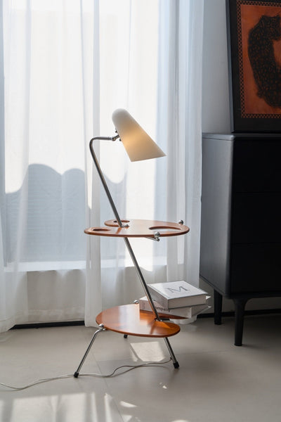 Vaughn Modern Wood Floor Lamp