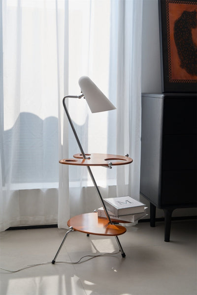 Vaughn Modern Wood Floor Lamp