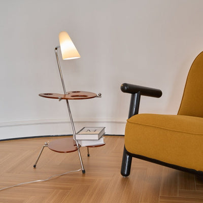 Vaughn Modern Wood Floor Lamp