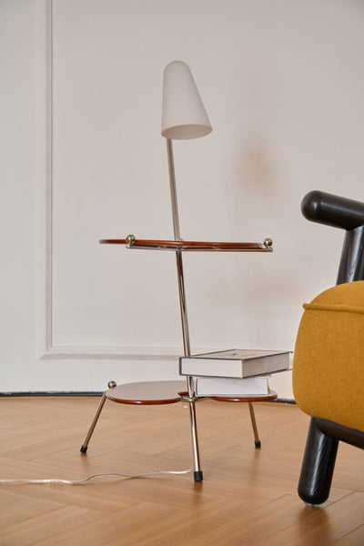 Vaughn Modern Wood Floor Lamp