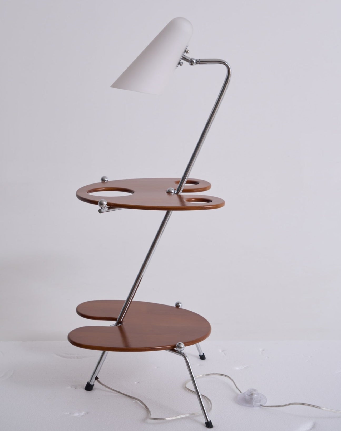 Vaughn Modern Wood Floor Lamp