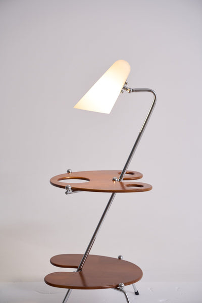 Vaughn Modern Wood Floor Lamp