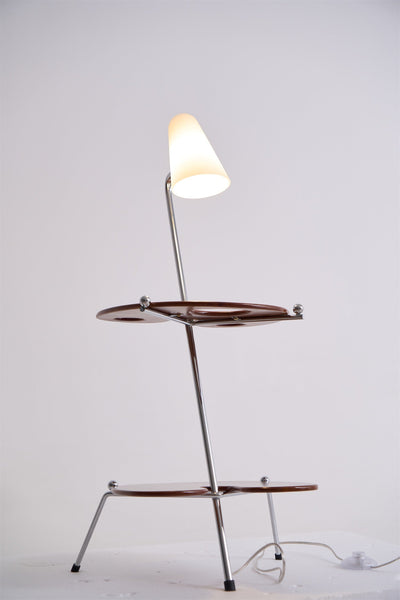 Vaughn Modern Wood Floor Lamp